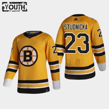 Camisola Boston Bruins Jack Studnicka 23 2020-21 Reverse Retro Authentic - Criança